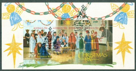 Australia-1986-Xmas-MS-Maxicard-lot80392