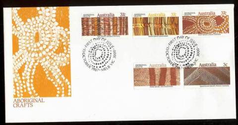 Australia-1987-Aboriginal-Craft-FDC-Lot12489