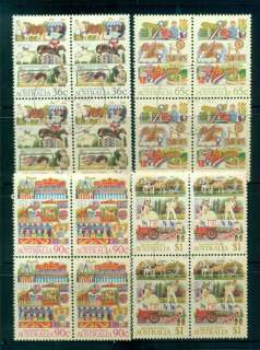 Australia-1987-Agricultural-Shows-Blks-4-CTO-lot52185