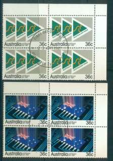 Australia-1987-Australia-day-Blks-4-CTO-lot52182