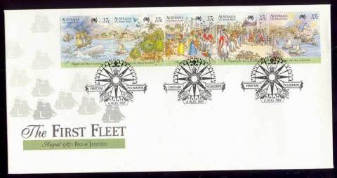 Australia-1987-First-Feet-Rio-FDC-Lot12492