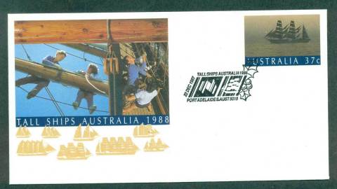 Australia-1987-Tall-Ships-Pictorial-Postmark-FDI-PSE-lot52237