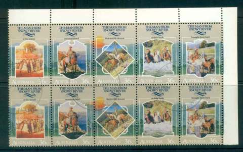 Australia-1987-The-Man-from-Snowy-River-2x-Srt-5-CTO-lot52204