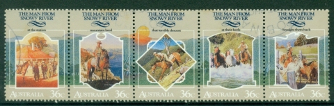 Australia-1987-The-Man-from-Snowy-River-strip-FU