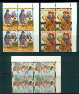 Australia-1987-Xmas-Blk-4-CTO-lot52190