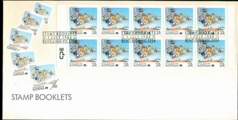 Australia-1988-37c-Living-Together-Booklet-CPE-FDC-Lot19835