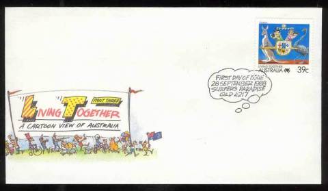 Australia-1988-39c-Living-Together-FDC-Lot14029