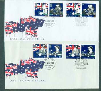 Australia-1988-Bicentenary-Joint-Issue-UK-UK-stamps