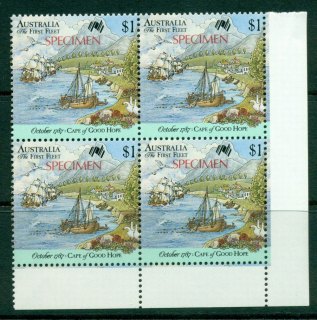 Australia-1988-First-Fleet-1-Cape-of-Good-Hope-SPECIMEN-Blk-4-MUH-Lot23989