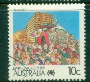 Australia-1988-Living-Together-10c-FU
