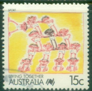 Australia-1988-Living-Together-15c-FU