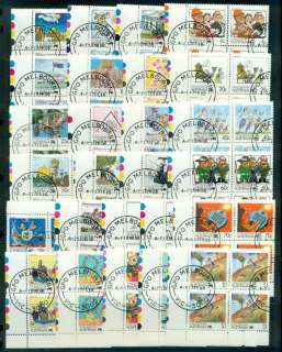 Australia-1988-Living-Together-25xBlocks-CTO-lot52148