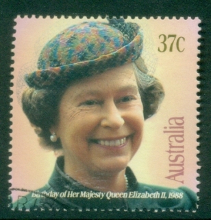 Australia-1988-QEII-62nd-Birthday-FU
