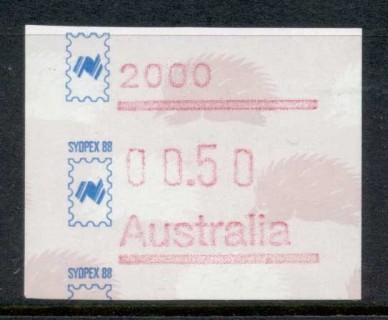 Australia-1988-Sydpex-FRAMA-50c-MUH