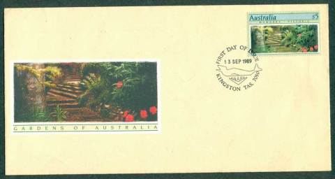 Australia-1989-5-Gardens-FDC-Lot27989