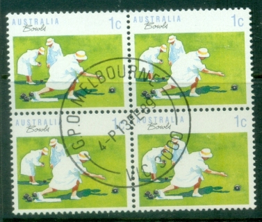 Australia-1989-Sports-1c-Bowls-Blk-4-CTO