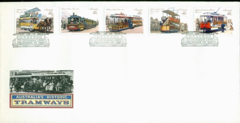 Australia-1989-Trams-FDC-Lot19883