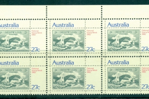 Australia-1982-National-Stamp-Week-Top-Blk-10-MUH-lot33999