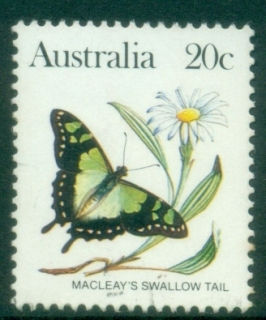 Australia-1983-Insects-Butterflies-20c-FU