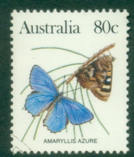 Australia-1983-Insects-Butterflies-80c-FU