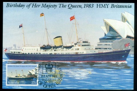 Australia-1983-Queens-Birthday-Maxicard-lot80422