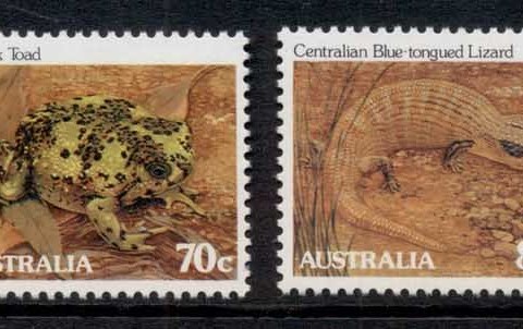 Australia-1983-Wildlife-Reptiles-MUH