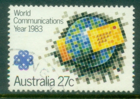 Australia-1983-World-Communications-year-FU