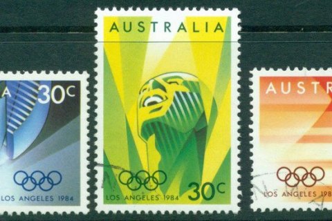 Australia-1984-Los-Angeles-Olympics-CTO-Lot23701