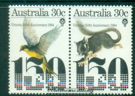 Australia-1984-Victoria-Sesquicentenary-pair-FU_1