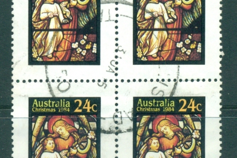 Australia-1984-Xmas-24c-Blk-4-FU-lot34497