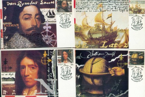 Australia-1985-Navigators-4x-Maxicards-lot80408