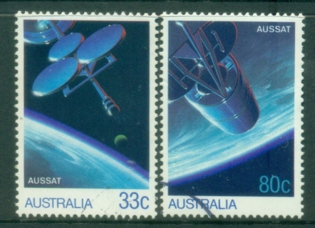 Australia-1986-AUSSAT-Communications-Satellites-FU