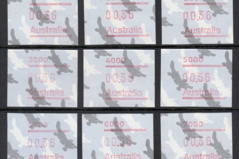 Australia-1986-Platypus-FRAMA-PC-set-MUH