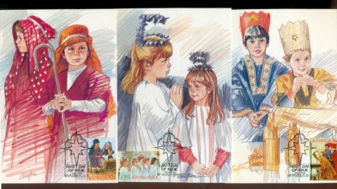 Australia-1986-Xmas-3x-Maxicards-lot80452