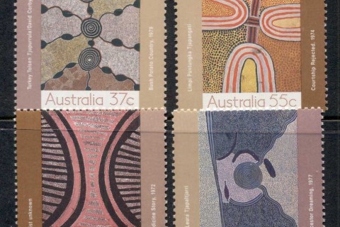 Australia-1988-Aboriginal-Paintings-MUH