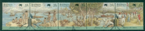 Australia-1988-First-Fleet-Arrival-strip-FU_1