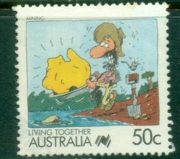 Australia-1988-Living-Together-50c-FU