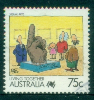 Australia-1988-Living-Together-75c-FU
