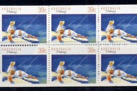 Australia-1989-Fishing-39c-Leigh-Mardon-booklet-MUH