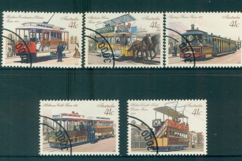 Australia-1989-Trams-CTO-lot52179