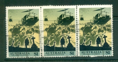 Australia-1990-1-Anzacs-Str-3-FU-lot56115