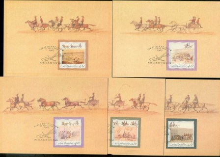 Australia-1990-Gold-Fever-5x-Maxicard-lot80499