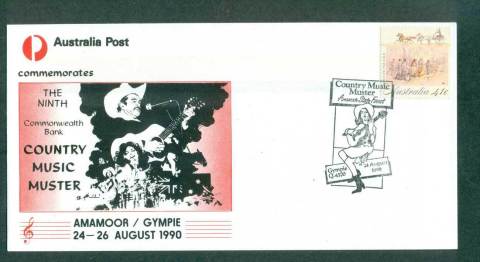 Australia-1990-Gympie-Country-Music-Muster-FDC-lot52353