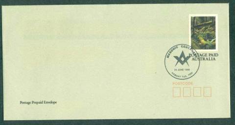 Australia-1990-Masonic-Centenary-Pictorial-Postmark-FDI-PSE-lot52241