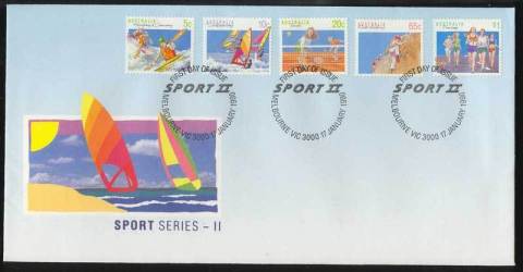 Australia-1990-Sports-Series-II-FDC-Lot12350