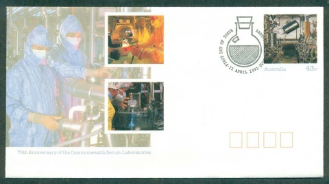 Australia-1991-Commonwealth-Serum-Laboratories-Pictorial-Postmark-FDI-PSE-lot52251