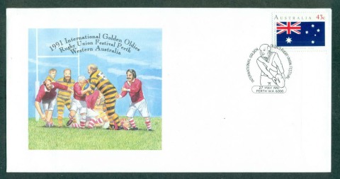 Australia-1991-Golden-Oldies-Rugby-Union-FDC-lot52358