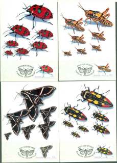 Australia-1991-Insects-Maximum-Cards-4-lot49210