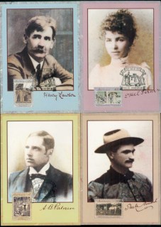 Australia-1991-Literary-Legends-4x-Maxicard-lot80507