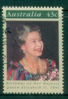 Australia-1991-QEII-65th-Birthday-FU